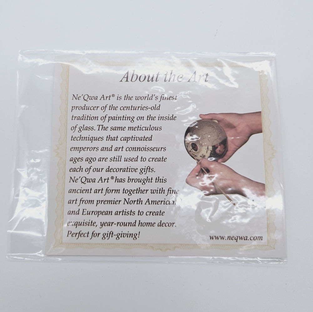 NE'QWA ART | "Faithful Friends" 7000119 Dona Gelsinger Santa Christmas ornament - Picture 6 of 6